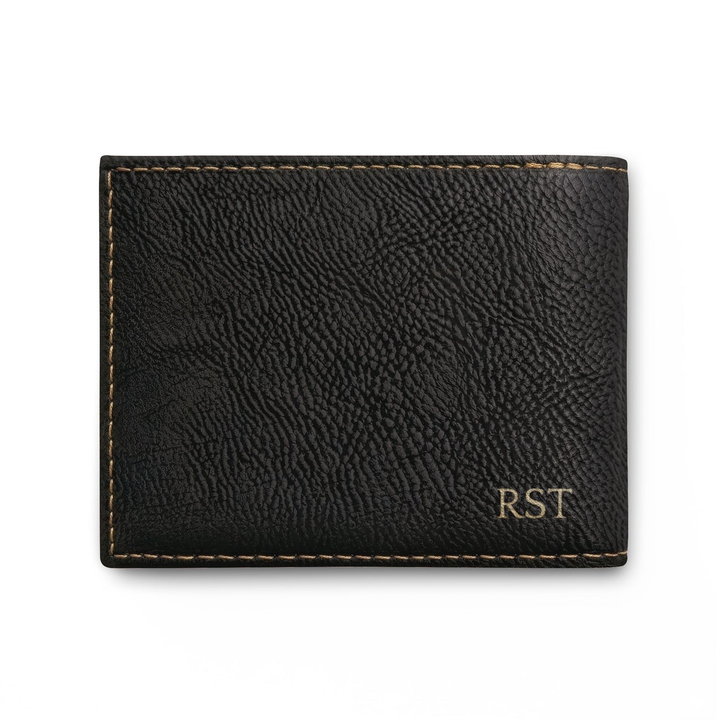 Dungeon Master Gifts, Dragon Embroidery Leather Bi-Fold Wallet, Personalized Monogram for Dungeons and Dragons DM