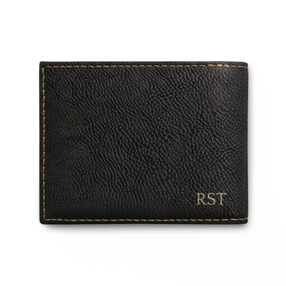 Dungeon Master Gifts, Dragon Embroidery Leather Bi-Fold Wallet, Personalized Monogram for Dungeons and Dragons DM