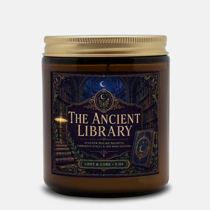 Candle Amber Jar 9oz