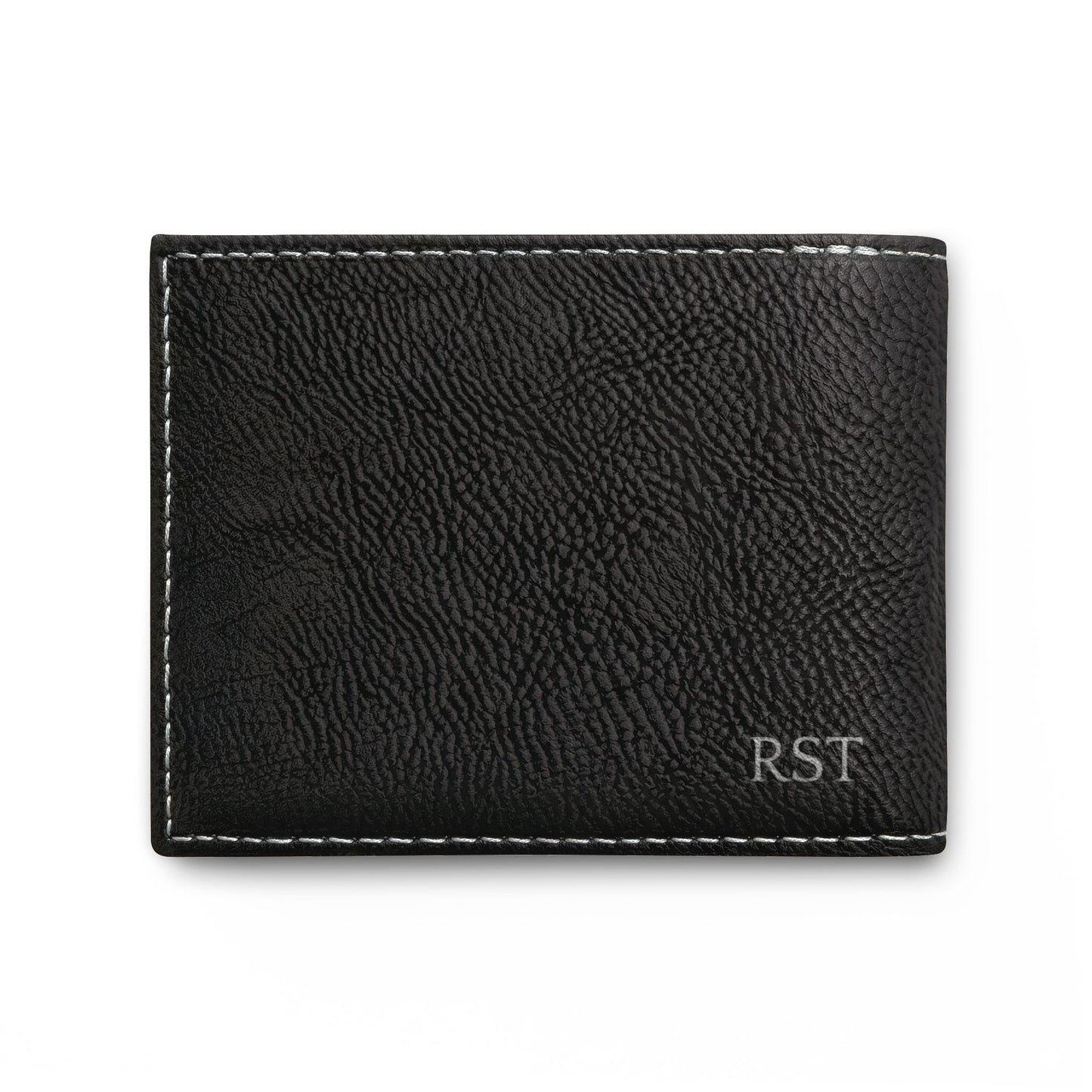 Dungeon Master Gifts, Dragon Embroidery Leather Bi-Fold Wallet, Personalized Monogram for Dungeons and Dragons DM