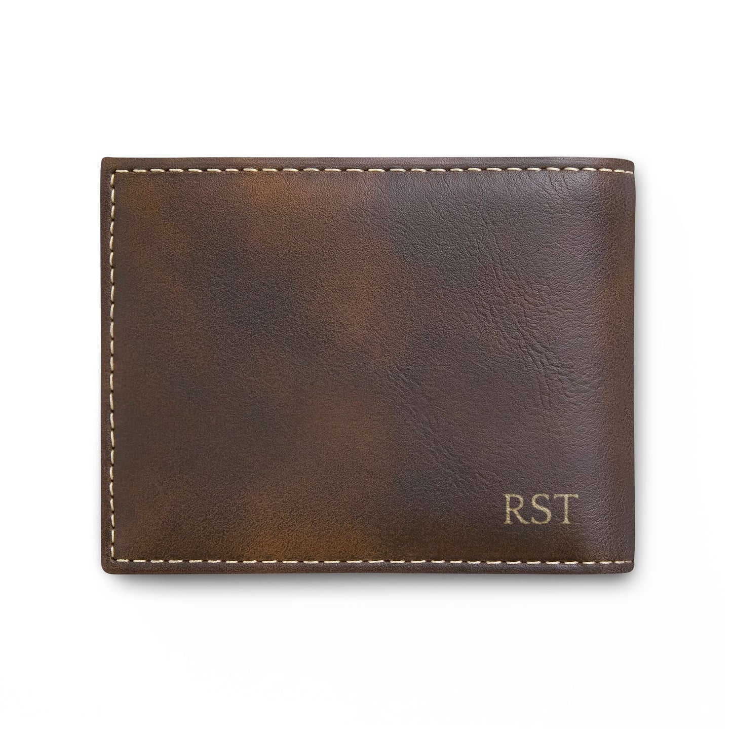 Dungeon Master Gifts, Dragon Embroidery Leather Bi-Fold Wallet, Personalized Monogram for Dungeons and Dragons DM