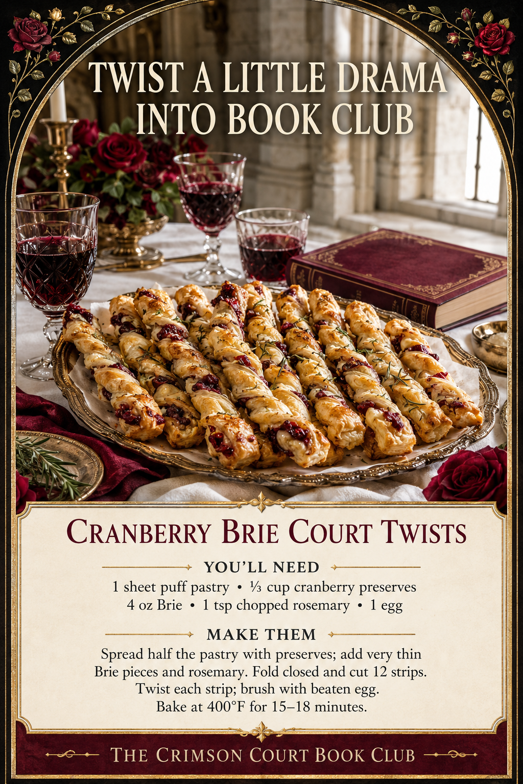 The Crimson Court Book Club Hostess Pack