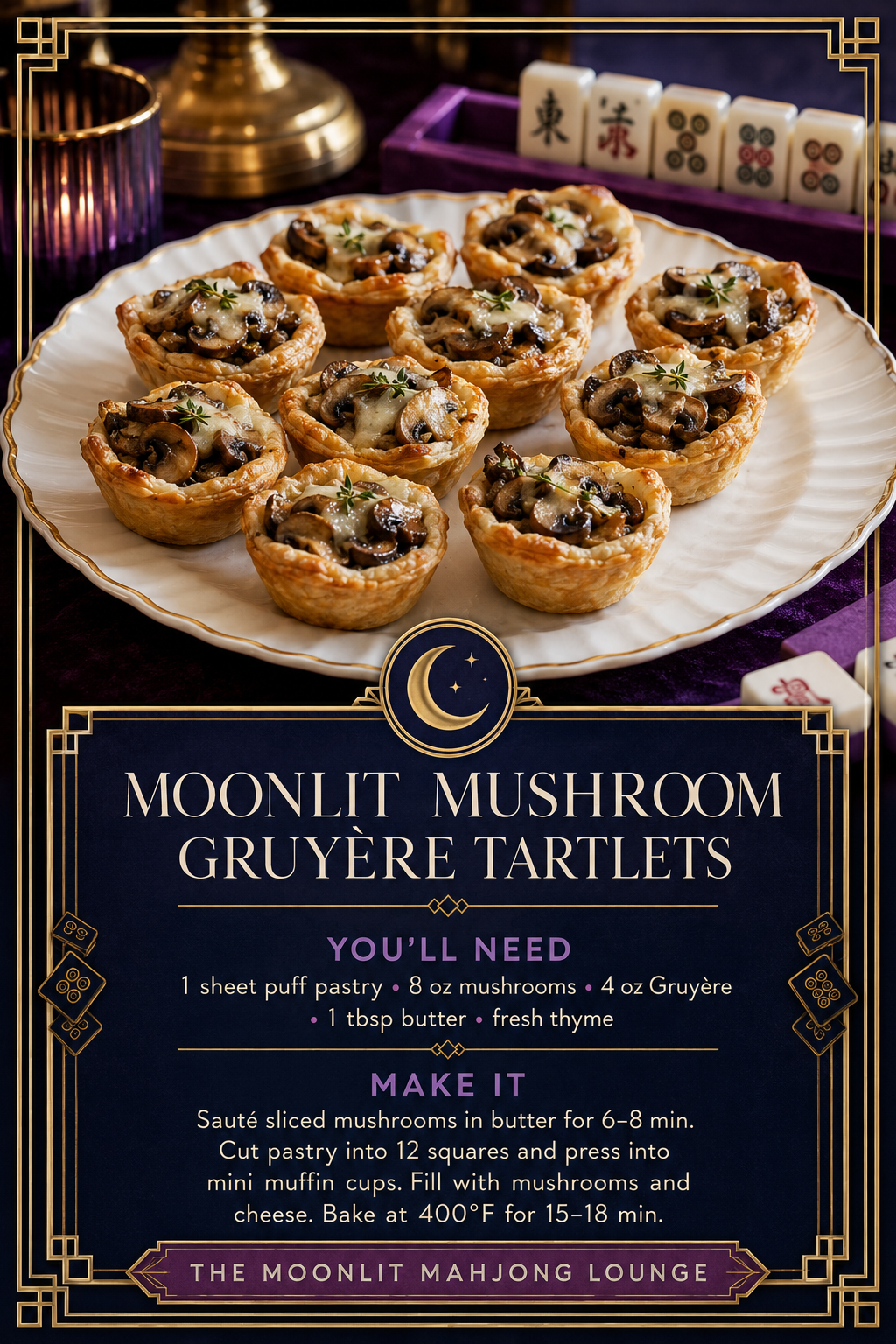 The Moonlit Mahjong Lounge Hostess Pack