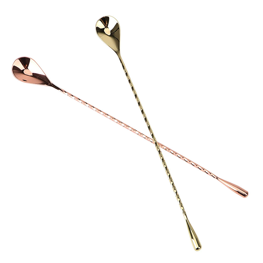 Long Spiral Cocktail Mixing Spoon