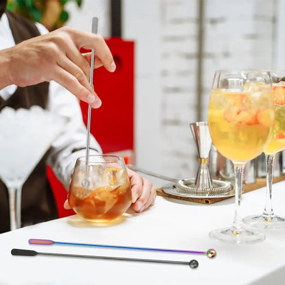 Gold Cocktail Stirrers & Picks — Set of 8