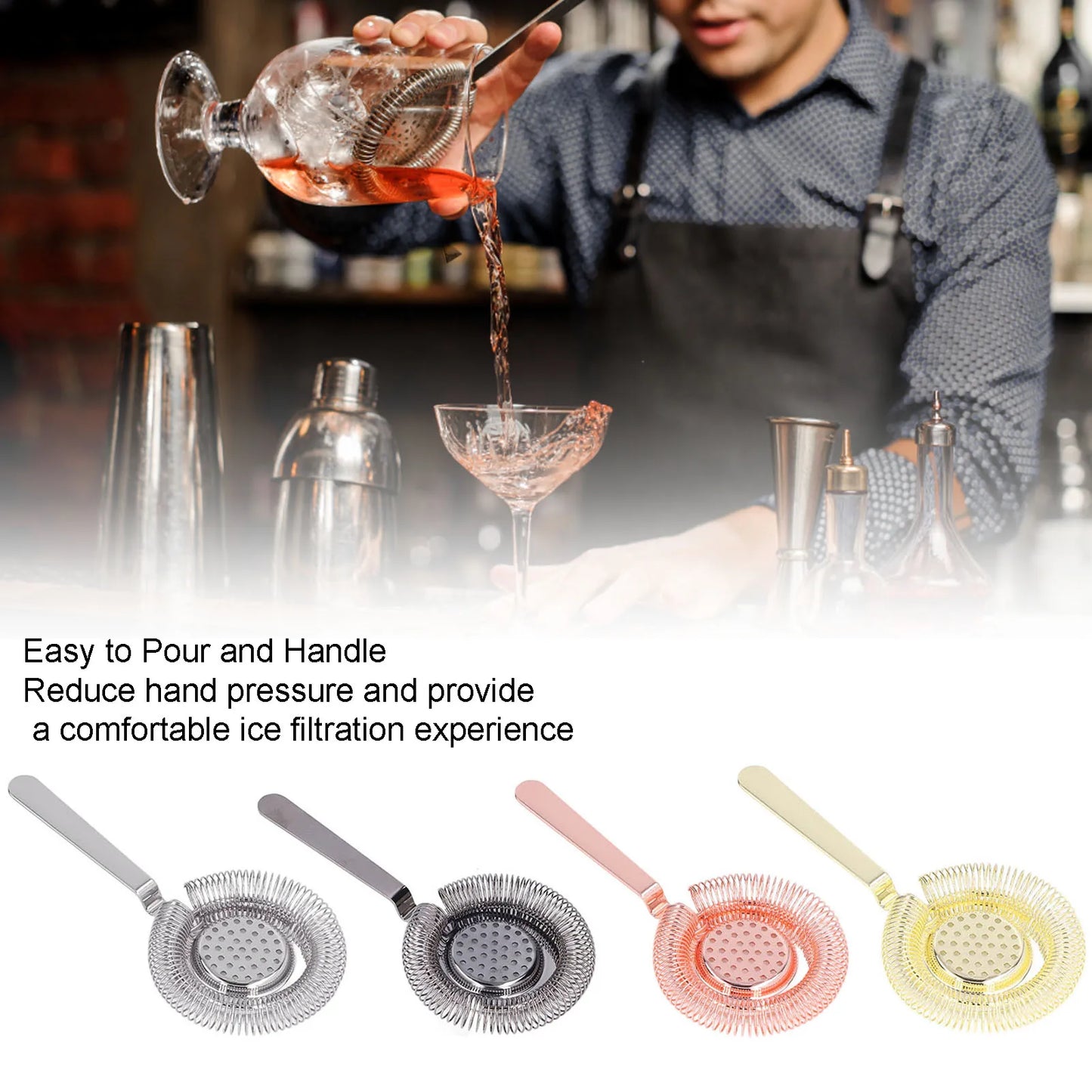 Professional Cocktail Strainer