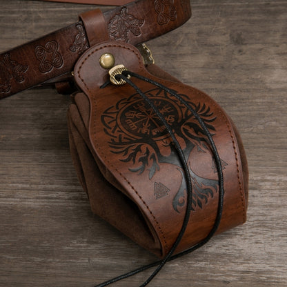 Leather DND RPG Dice Bag - Choose Your Favorite Design - Medieval Style Pouch