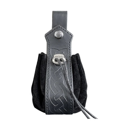 Leather DND RPG Dice Bag - Choose Your Favorite Design - Medieval Style Pouch