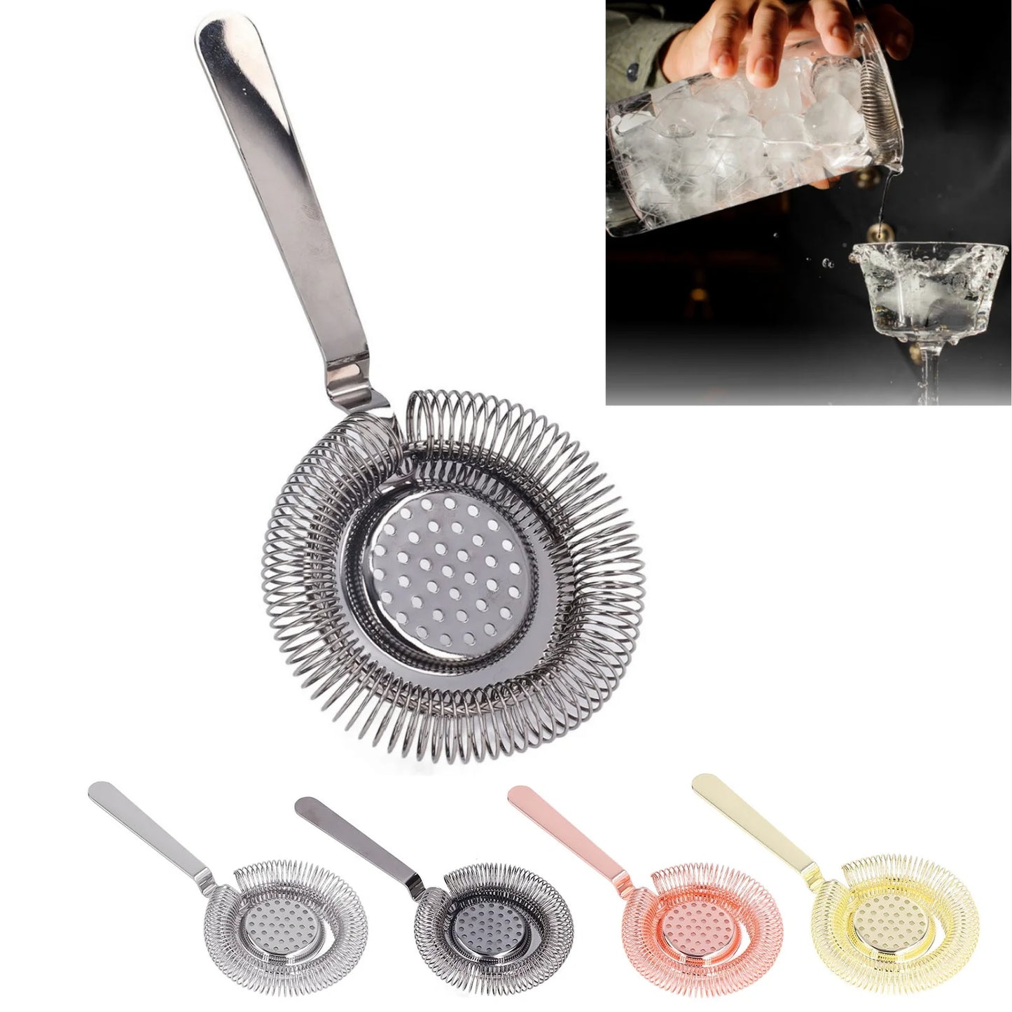 Professional Cocktail Strainer