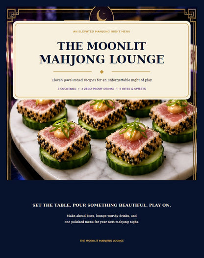 The Moonlit Mahjong Lounge Hostess Pack