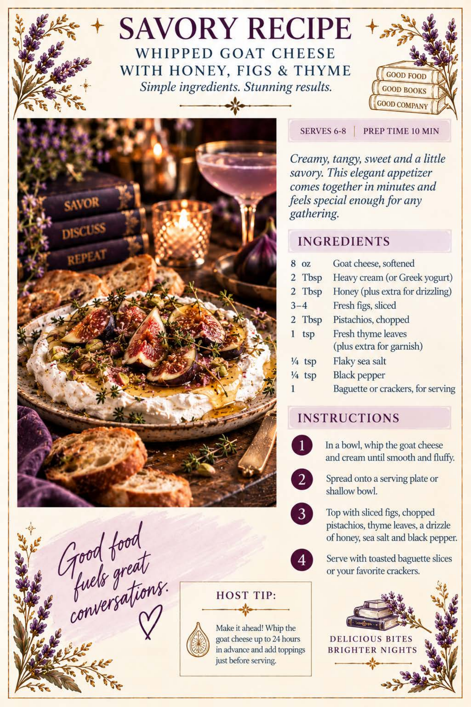 Savory recipe preview