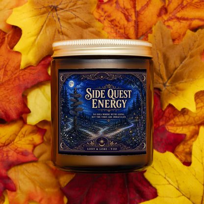 Candle Amber Jar 9oz