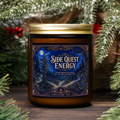Candle Amber Jar 9oz
