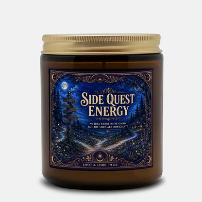 Candle Amber Jar 9oz