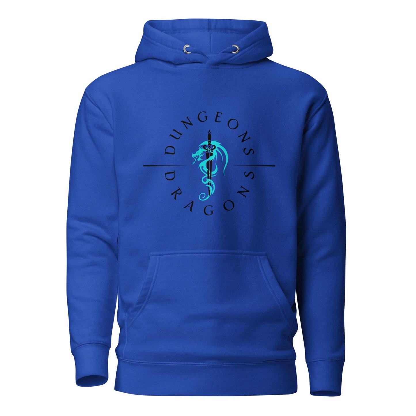 Dragonblade Hoodie - Dungeons & Dragons Inspired Unisex Hoodie Available in Blue, Purple and Green - Soft and Cozy!