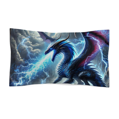 Dragon's Domain Pillowcase - Enchanting Fantasy Microfiber Pillow Sham - Choose Your Favorite Design - Matching Comforter and Rug Available