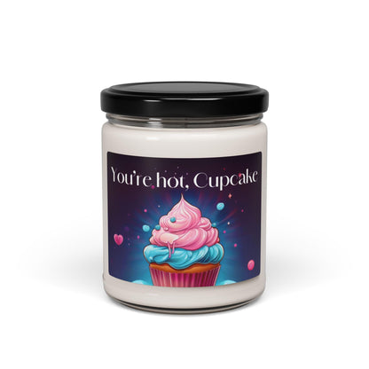 You're Hot, Cupcake Scented Candle 9oz - Vi and Caitlyn Arcane Inspired Soy Candle - Ignite the passion of Arcane w this Vibrant Scent