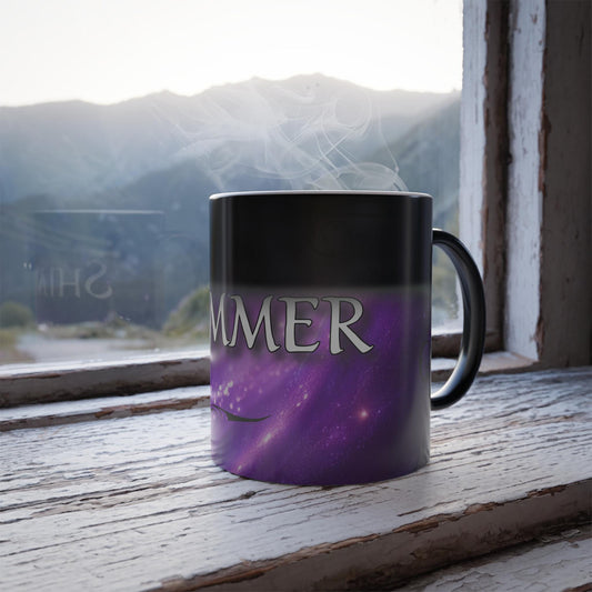 Shimmer Color-Changing Coffee Cup - Arcane Inspired Mug, 11oz - Ideal for coffee lovers, tea enthusiasts, and fantasy fans