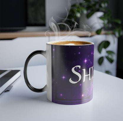 Shimmer Color-Changing Coffee Cup - Arcane Inspired Mug, 11oz - Ideal for coffee lovers, tea enthusiasts, and fantasy fans