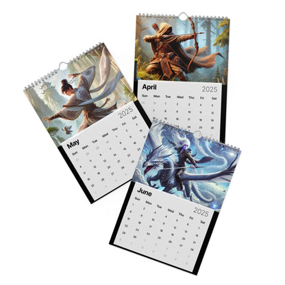 D&D Calendar - 2025 A Year for Adventure - Dungeons and Dragons RPG Wall calendar