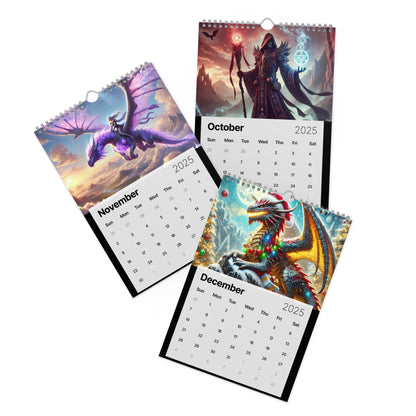 D&D Calendar - 2025 A Year for Adventure - Dungeons and Dragons RPG Wall calendar