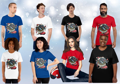 Sleigh the Dragon Holiday Shirt - D&D Inspired Christmas Long Sleeve or T-Shirt - Dragon Lovers Xmas Apparel