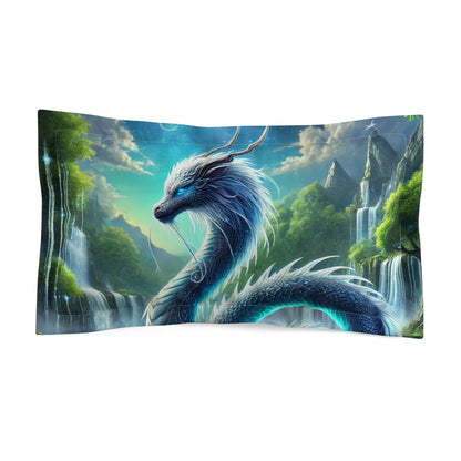 Dragon's Domain Pillowcase - Enchanting Fantasy Microfiber Pillow Sham - Choose Your Favorite Design - Matching Comforter and Rug Available