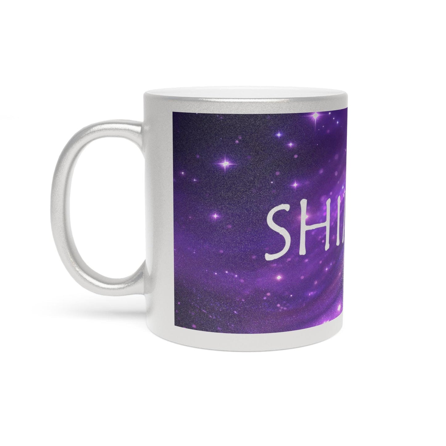 Shimmer Metallic Coffee Cup - Arcane Inspired 11 oz. Mug  - Comes in Silver and Gold