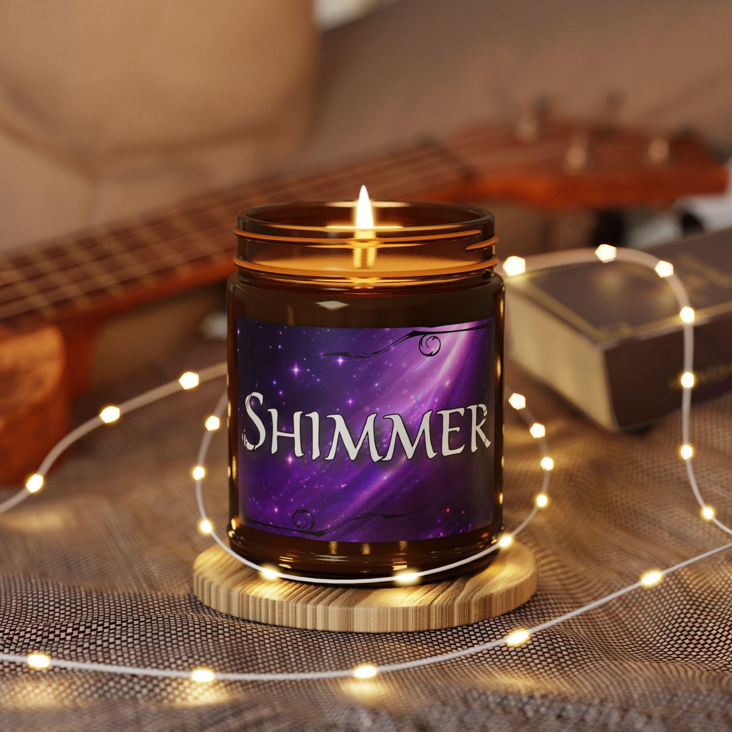 Arcane Shimmer Scented Soy Candle 9oz. - Arcane Inspired Lavender White Sage Scent - Unique Gift for Arcane and League of Legends Fans