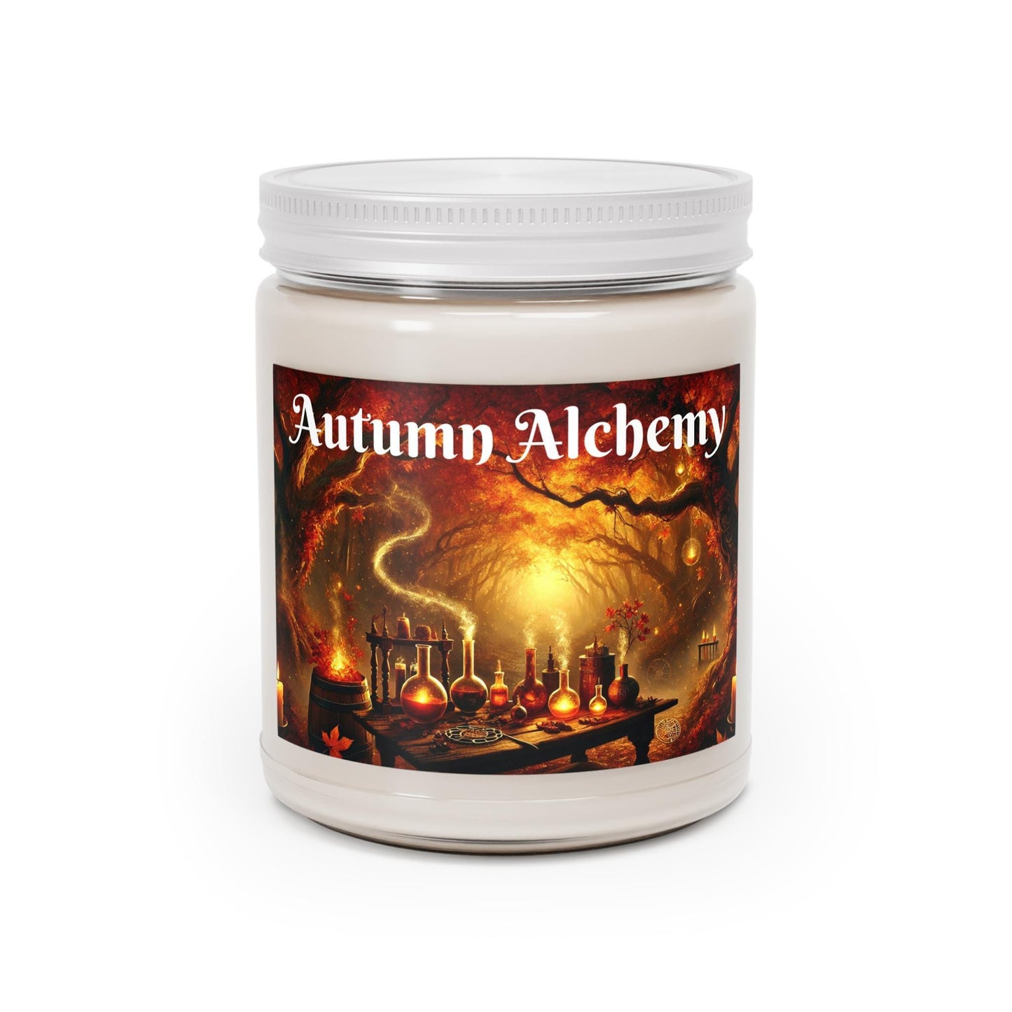 Autumn Alchemy 9oz Scented Candle - Pumpkin Spice Scent - Autumn Magic Fragrance - Cozy Seasonal Home Decor - Pumpkin Spice Season