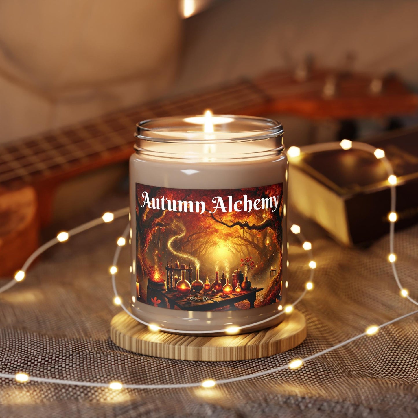 Autumn Alchemy 9oz Scented Candle - Pumpkin Spice Scent - Autumn Magic Fragrance - Cozy Seasonal Home Decor - Pumpkin Spice Season