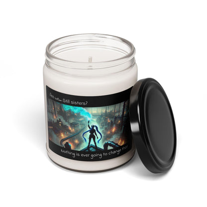 Jinx & Vi Sisters 9oz Scented Candle - Sisters Signal, Arcane Inspired Home Fragrance - Arcane Chaos, Drama Merchandise