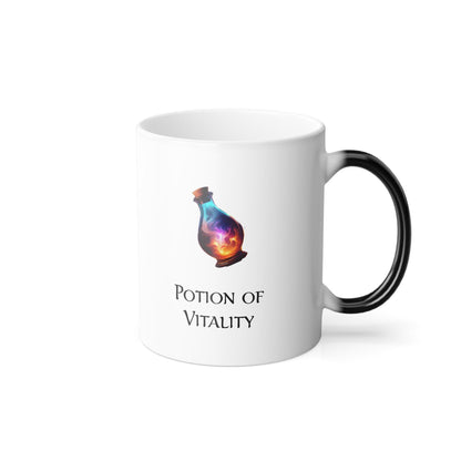 Potion of Vitality Color-Changing Mug - DnD Inspired Coffee Cup 11oz, Ideal for coffee lovers, Dungeons & Dragons RPG Players and DM's alike