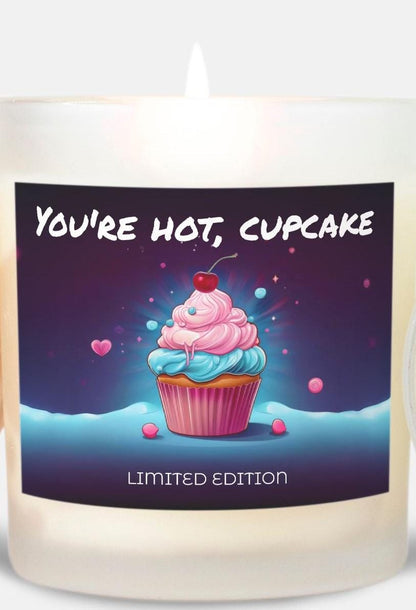 You're Hot, Cupcake Scented Candle 11oz *LIMITED EDITION* Strawberry Shortcake Scent -Arcane Inspired - Ignite the passion of Vi and Caitlyn