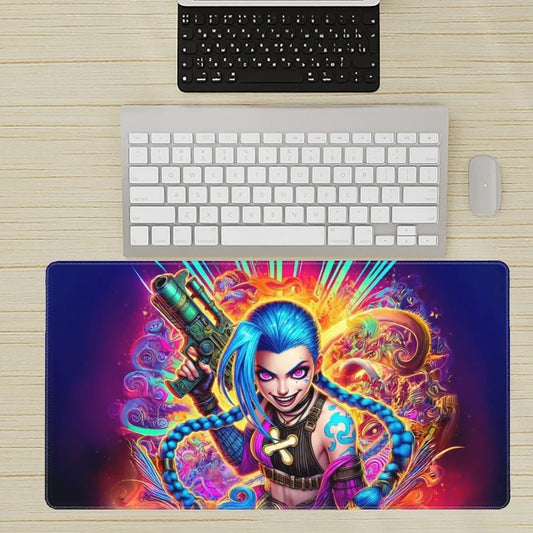 Arcane Art Mouse Pad - Viktor, Jinx, Vi Inspired XL Mousepads - Choose Your Favorite Design - Arcane Office Merch - Arcane Fandom Gifts