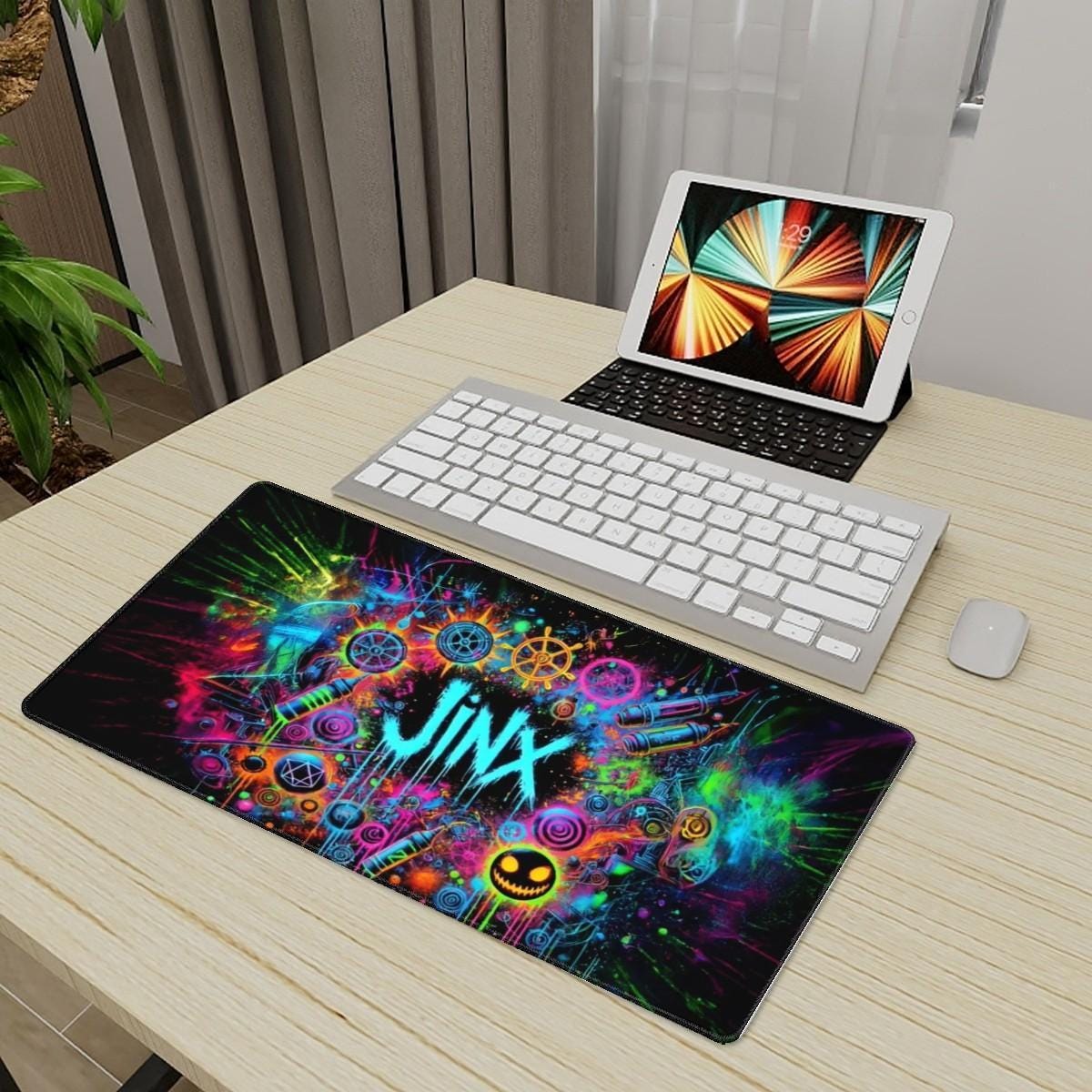 Arcane Art Mouse Pad - Viktor, Jinx, Vi Inspired XL Mousepads - Choose Your Favorite Design - Arcane Office Merch - Arcane Fandom Gifts