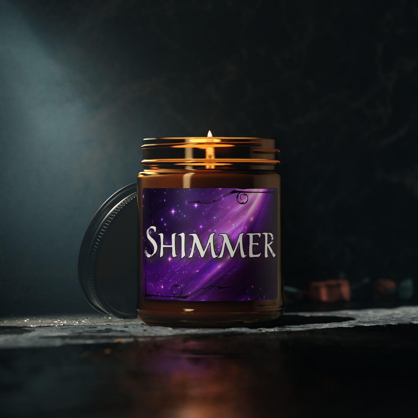 Arcane Shimmer Scented Soy Candle 9oz. - Arcane Inspired Lavender White Sage Scent - Unique Gift for Arcane and League of Legends Fans