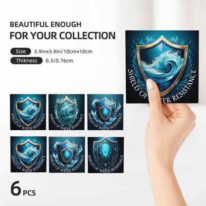 D&D Magic Item, Shield of Water Resistance DND Coasters, Absorbing Ceramic, Dungeon Master Gift, dnd Housewarming, DM Home Decor, Game Room