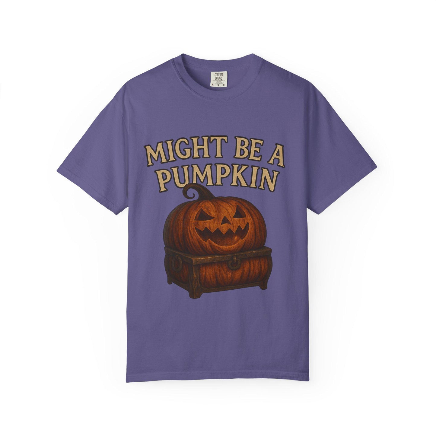 Halloween D&D T-shirt, Pumpkin Mimic Graphic Tee, DM Humor, Unisex Comfort Colors Shirt, DND Halloween Shirt, Halloween Campaign Apparel