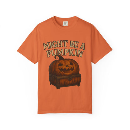 Halloween D&D T-shirt, Pumpkin Mimic Graphic Tee, DM Humor, Unisex Comfort Colors Shirt, DND Halloween Shirt, Halloween Campaign Apparel