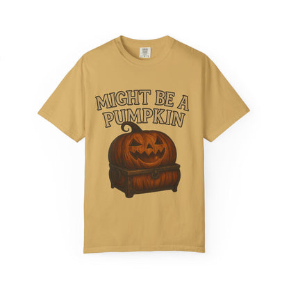 Halloween D&D T-shirt, Pumpkin Mimic Graphic Tee, DM Humor, Unisex Comfort Colors Shirt, DND Halloween Shirt, Halloween Campaign Apparel