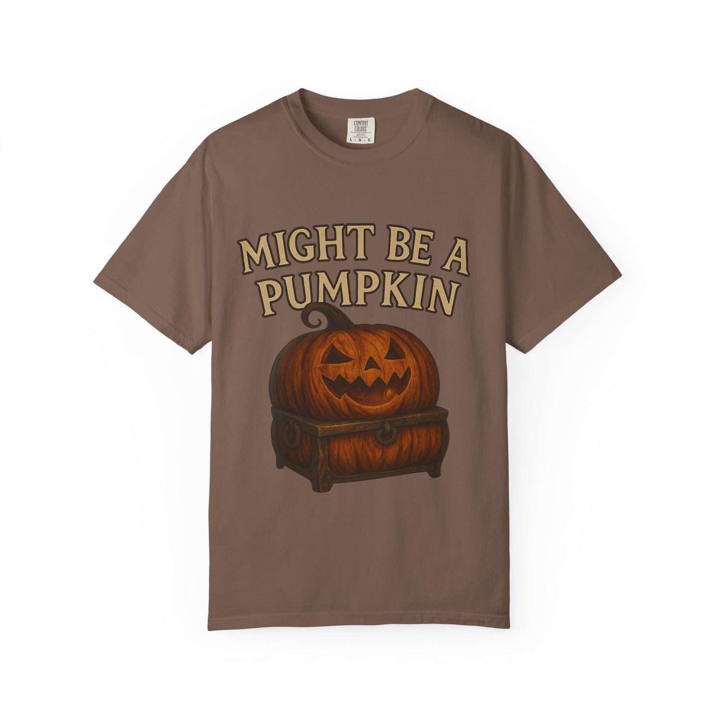 Halloween D&D T-shirt, Pumpkin Mimic Graphic Tee, DM Humor, Unisex Comfort Colors Shirt, DND Halloween Shirt, Halloween Campaign Apparel