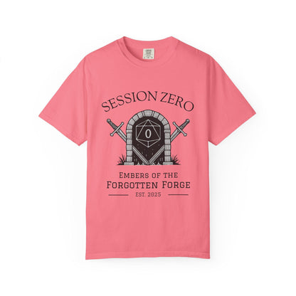 Custom D&D T-Shirt, Session Zero Shirt, Dungeon Master Top, D20 DND Party Campaign Shirt, Personalized Dungeons and Dragons Player Gift