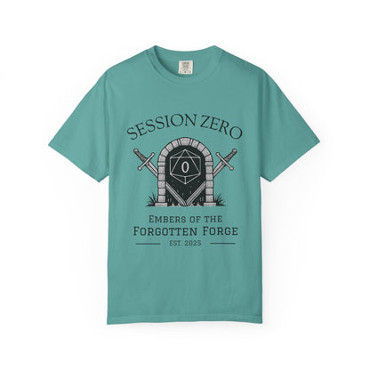 Custom D&D T-Shirt, Session Zero Shirt, Dungeon Master Top, D20 DND Party Campaign Shirt, Personalized Dungeons and Dragons Player Gift