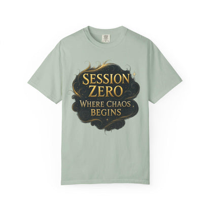 Custom D&D T-Shirt, Session Zero Shirt, Dungeon Master Top, D20 DND Party Campaign Shirt, Personalized Dungeons and Dragons Player Gift