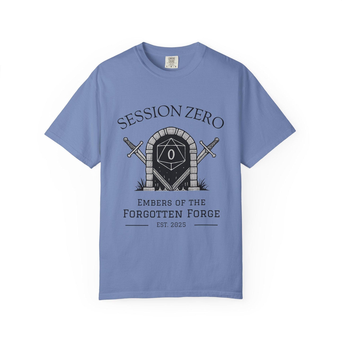 Custom D&D T-Shirt, Session Zero Shirt, Dungeon Master Top, D20 DND Party Campaign Shirt, Personalized Dungeons and Dragons Player Gift
