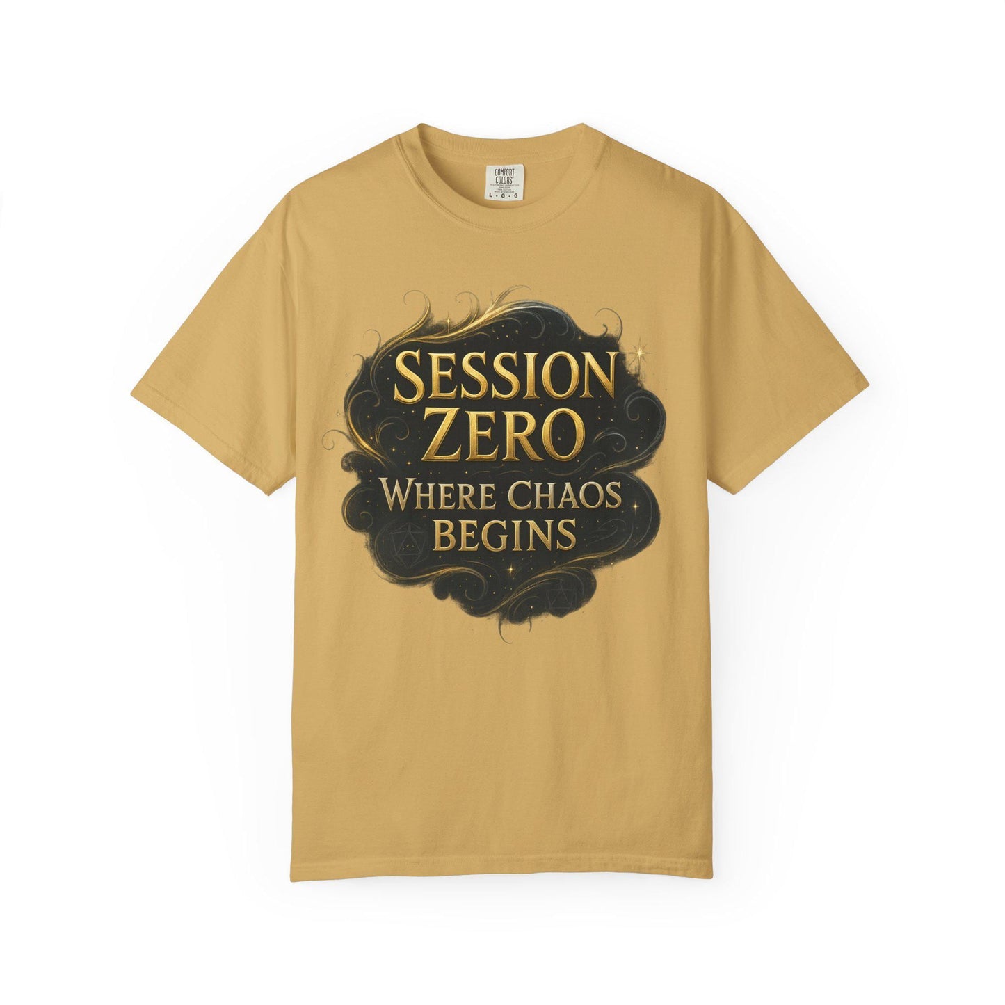 Custom D&D T-Shirt, Session Zero Shirt, Dungeon Master Top, D20 DND Party Campaign Shirt, Personalized Dungeons and Dragons Player Gift