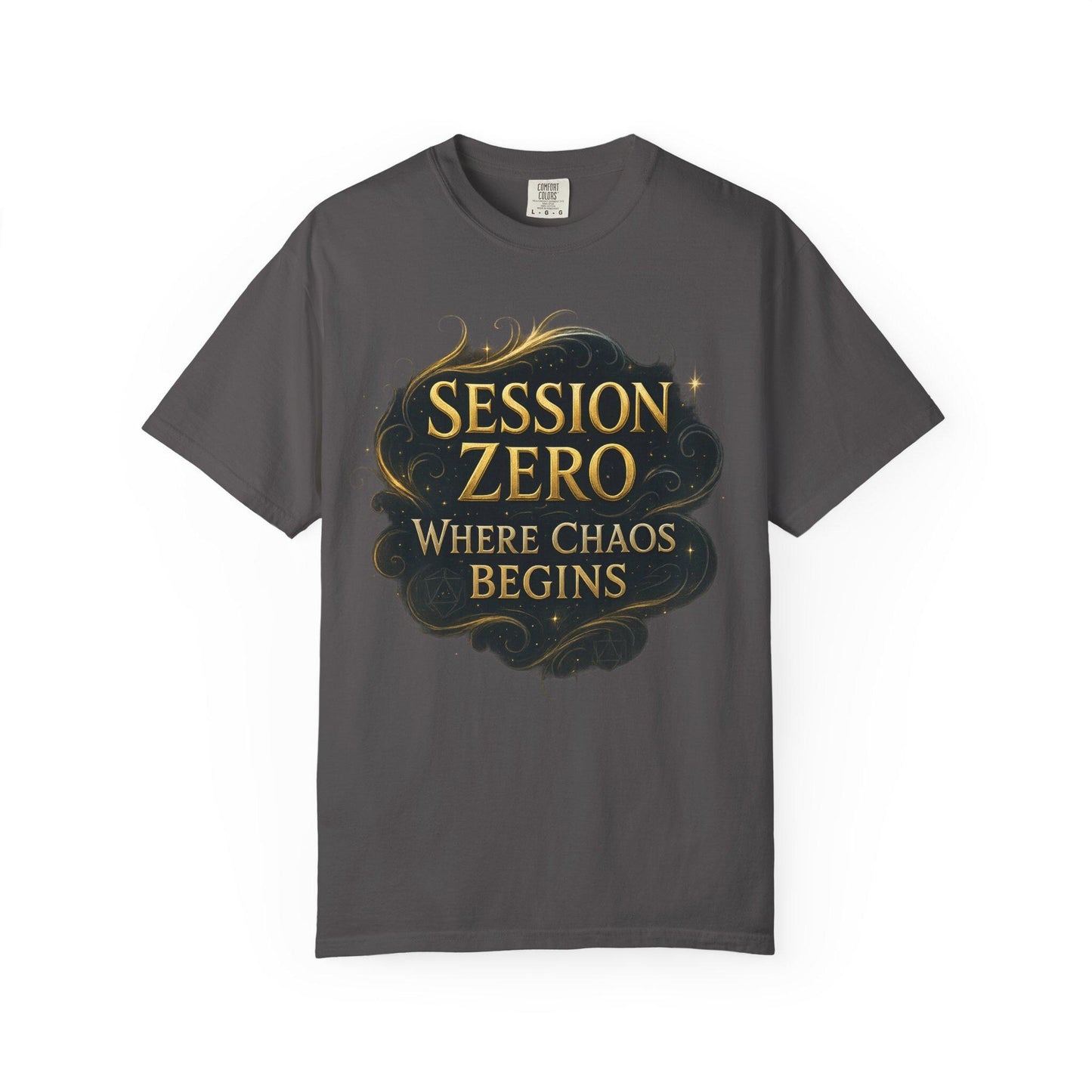 Custom D&D T-Shirt, Session Zero Shirt, Dungeon Master Top, D20 DND Party Campaign Shirt, Personalized Dungeons and Dragons Player Gift