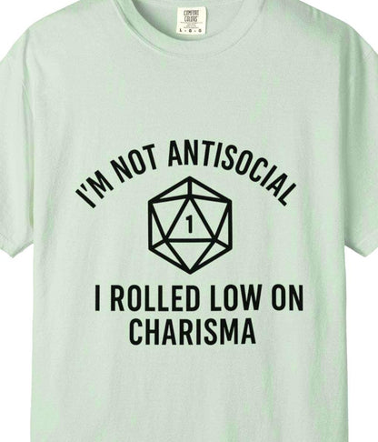 D20 Gamer T-shirt, Geek Graphic Tee, Funny RPG Dice Shirt, Minimalist Dungeons and Dragons Clothing, Gift for DND Lover, Unisex Tshirt